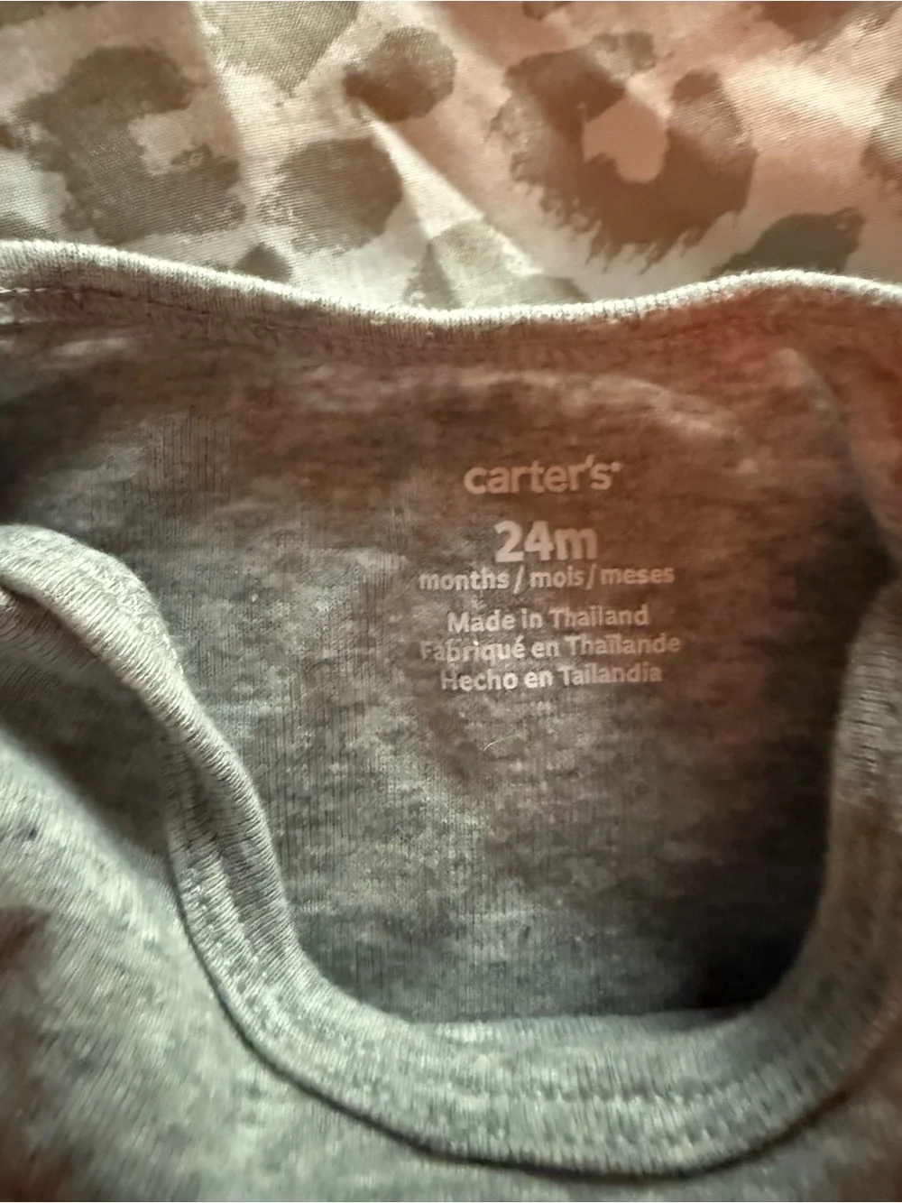 Carter’s Girl's Blue Patterned Hooded Fleece Jacket with Pink Leggings